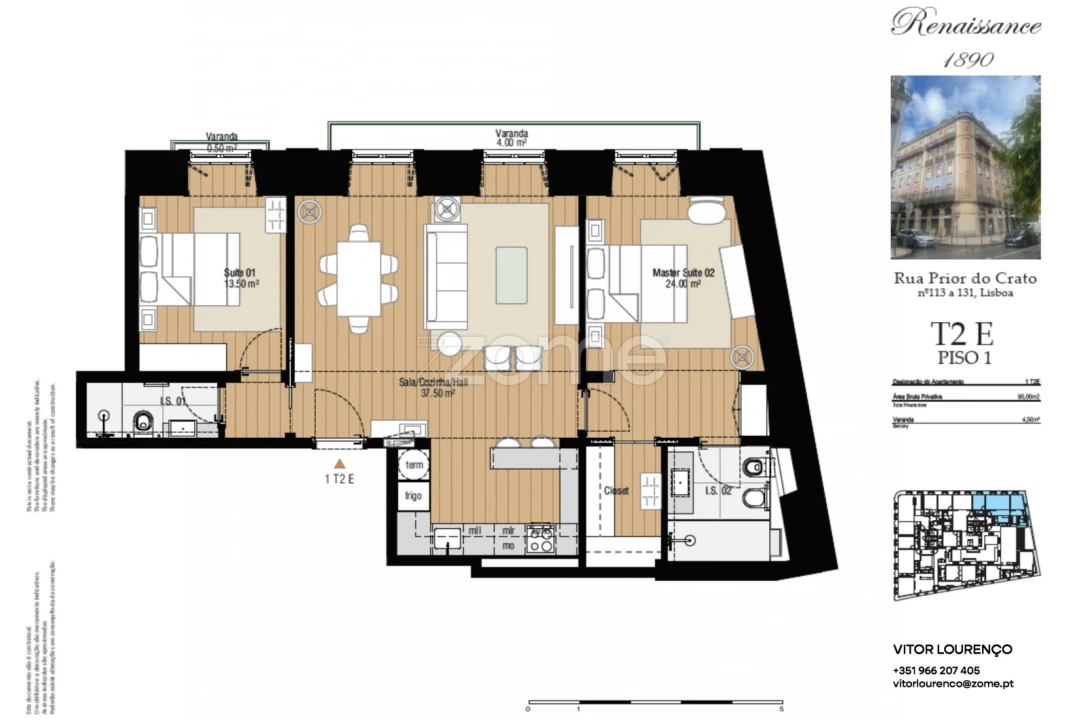 Apartamento T2 para Venda em Estrela Foto 10