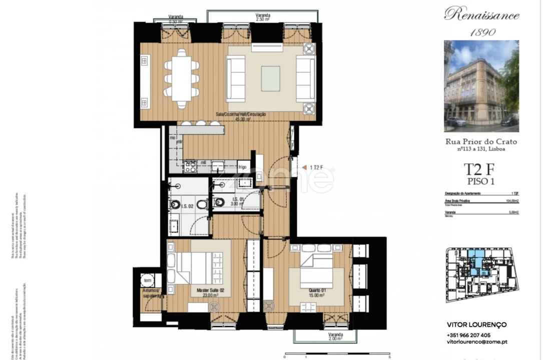 Apartamento T2 para Venda em Estrela Foto 10