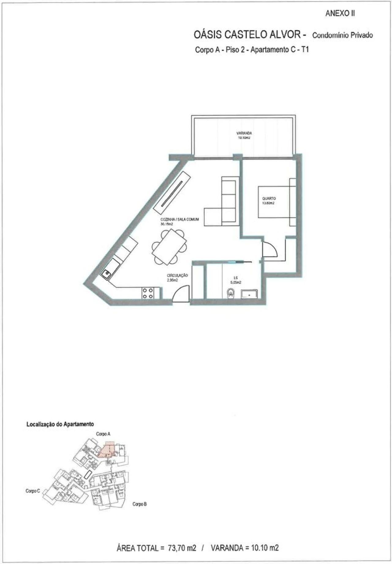Apartamento T1 para Venda em Alvor Foto 22