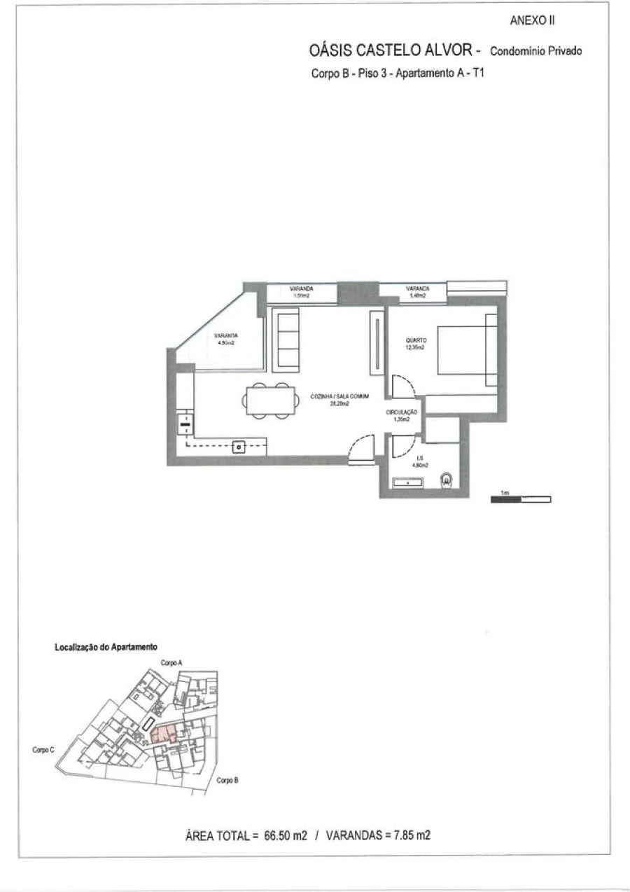 Apartamento T1 para Venda em Alvor Foto 29