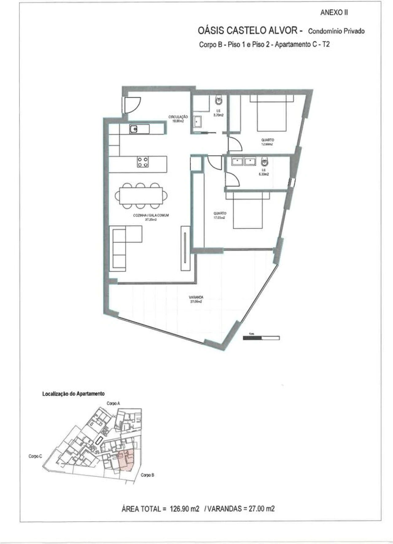 Apartamento T2 para Venda em Alvor Foto 19