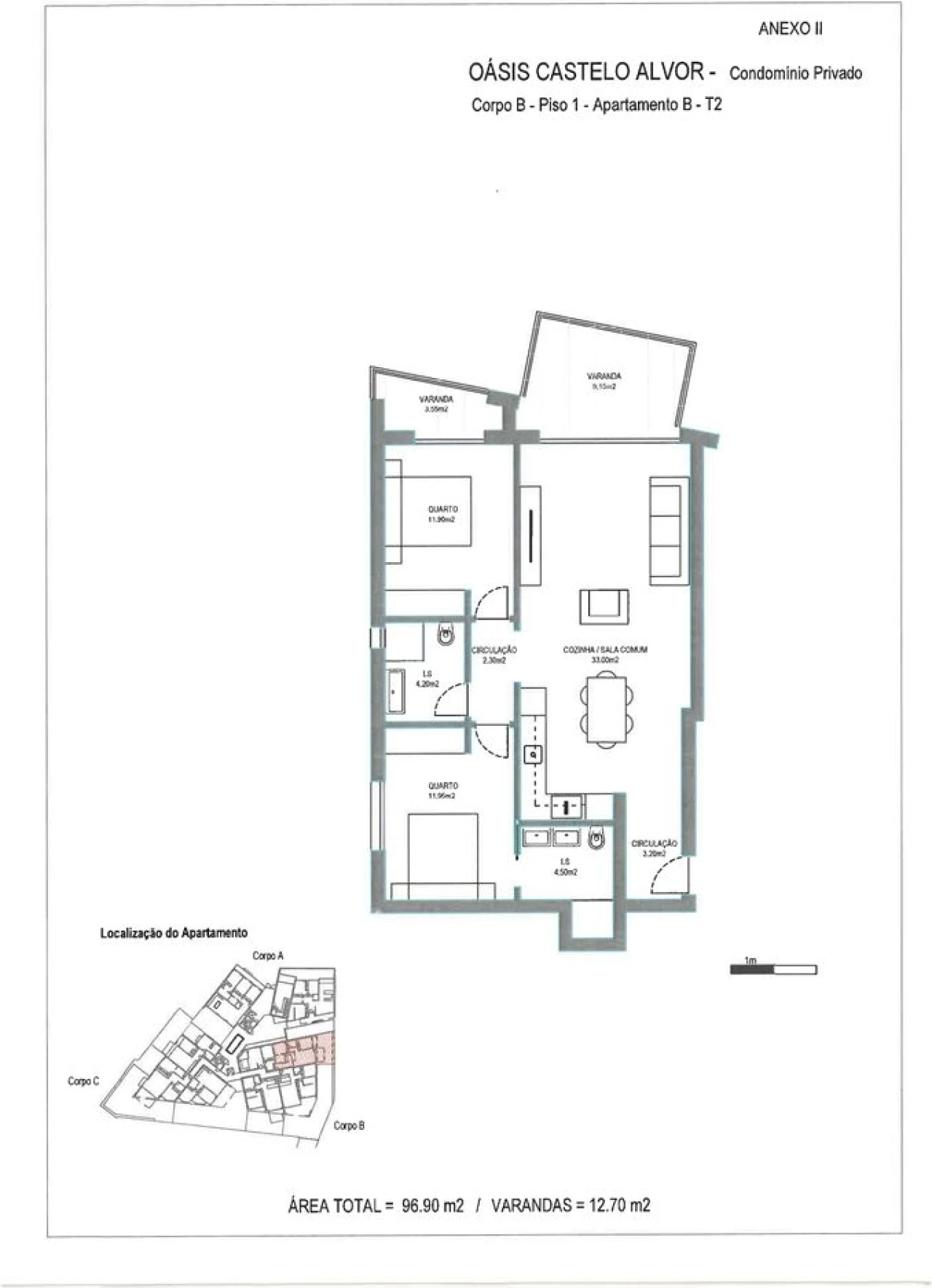 Apartamento T2 para Venda em Alvor Foto 20