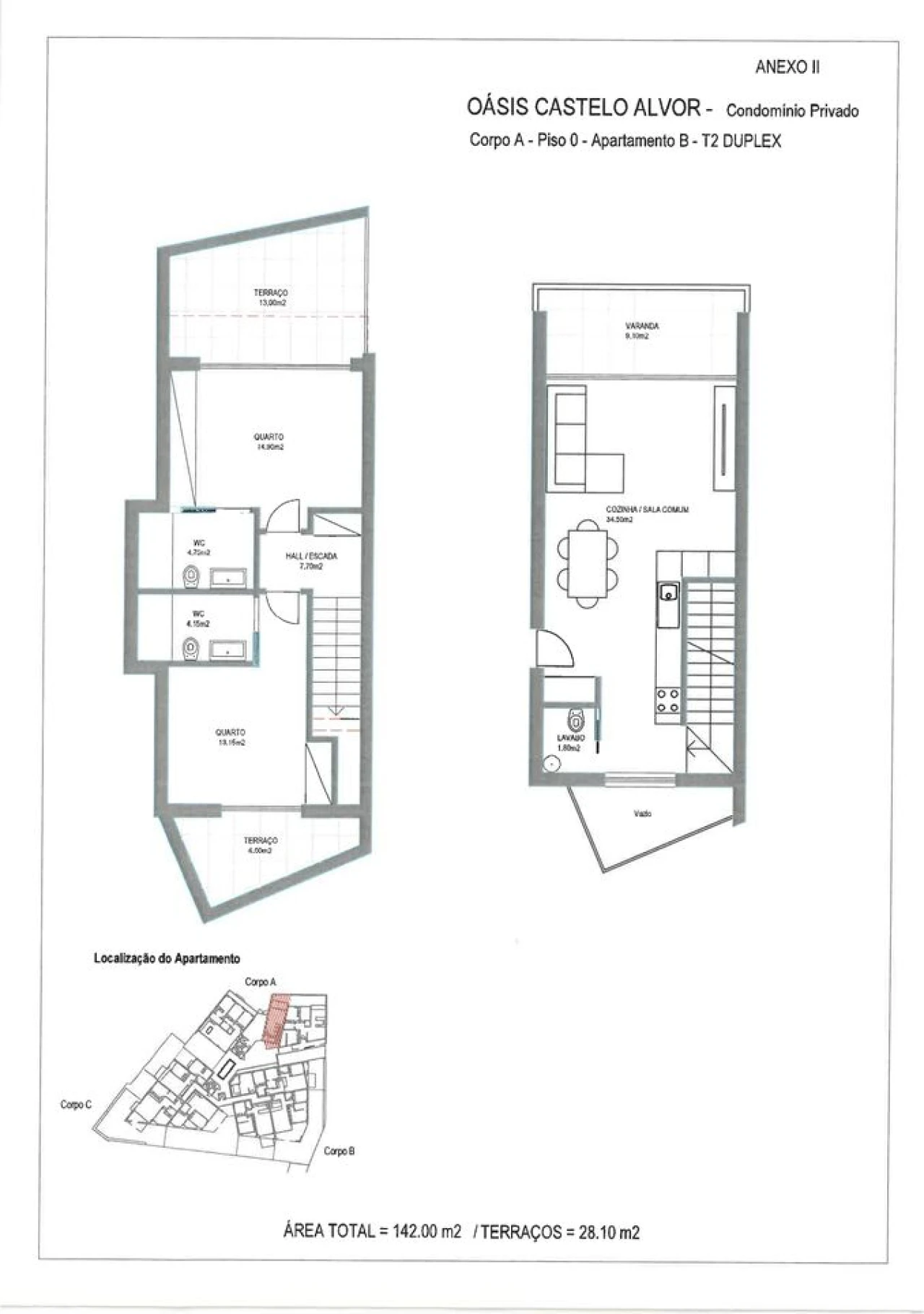 Apartamento T2 para Venda em Alvor Foto 37