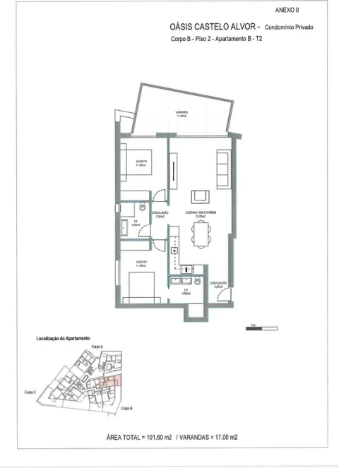 Apartamento T2 para Venda em Alvor