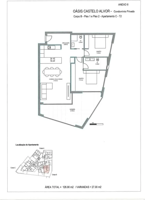 Apartamento T2 para Venda em Alvor