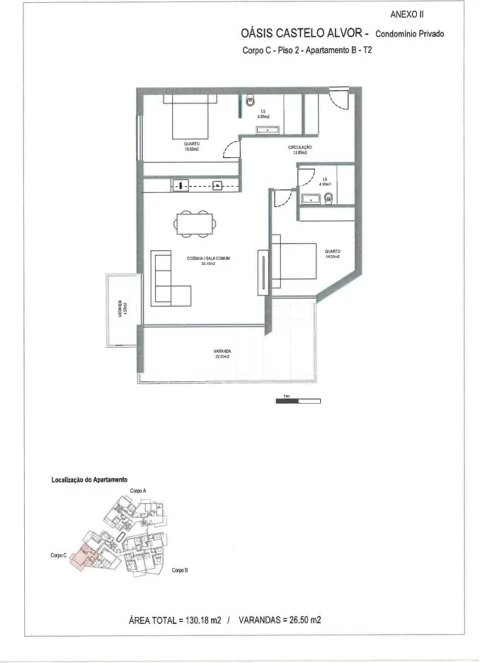 Apartamento T2 para Venda em Alvor
