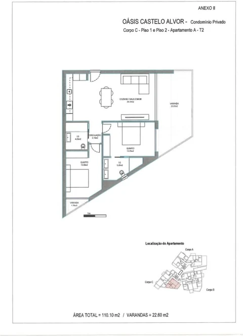 Apartamento T2 para Venda em Alvor
