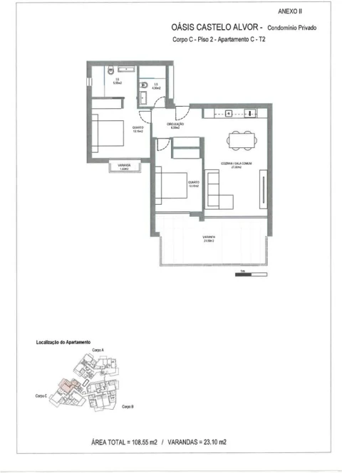 Apartamento T2 para Venda em Alvor