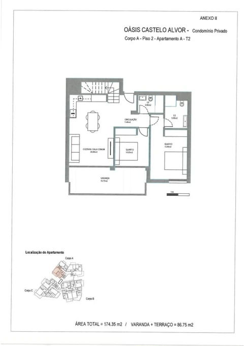Apartamento T2 para Venda em Alvor