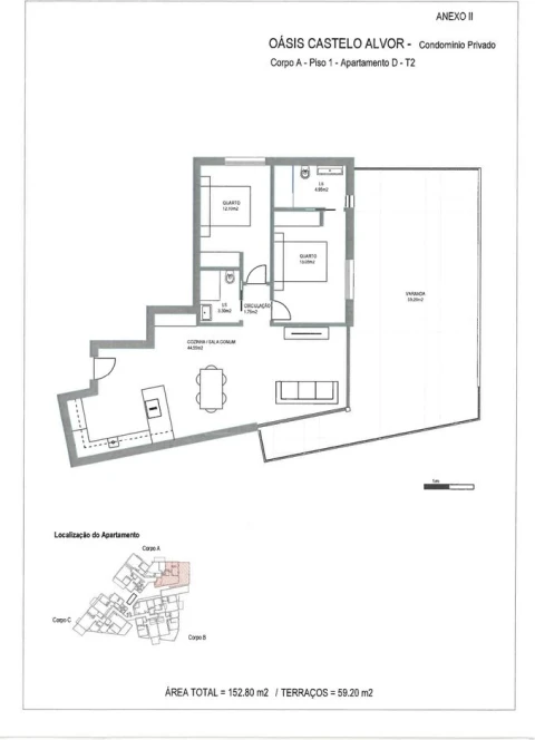 Apartamento T2 para Venda em Alvor