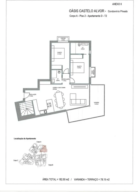 Apartamento T2 para Venda em Alvor