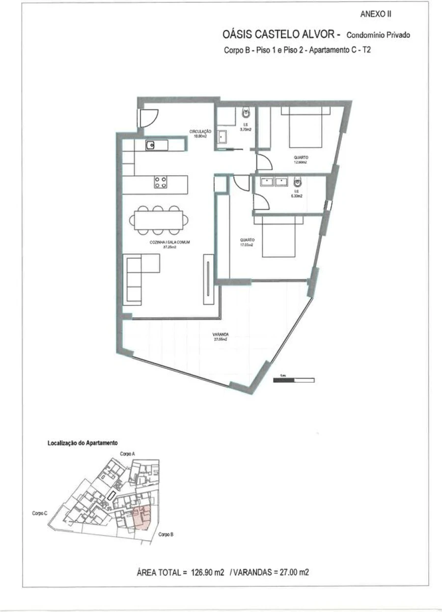 Apartamento T2 para Venda em Alvor Foto 19