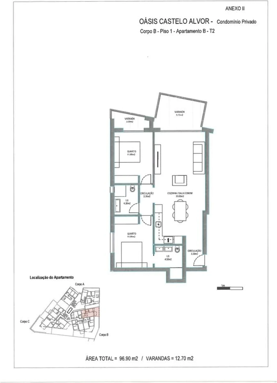 Apartamento T2 para Venda em Alvor Foto 20