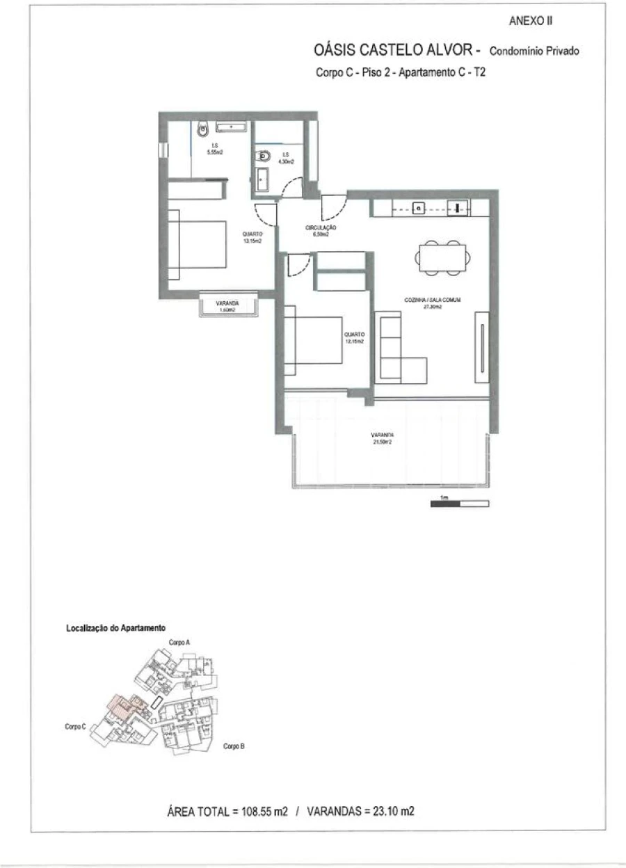 Apartamento T2 para Venda em Alvor Foto 32
