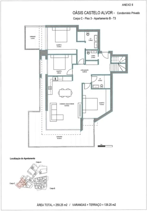 Apartamento T3 para Venda em Alvor