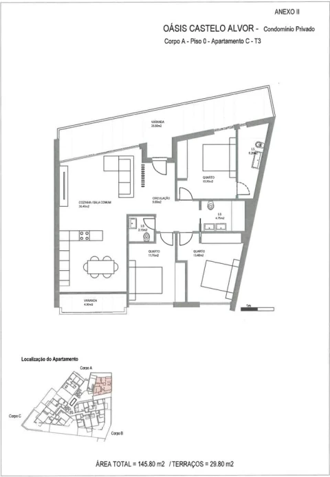 Apartamento T3 para Venda em Alvor