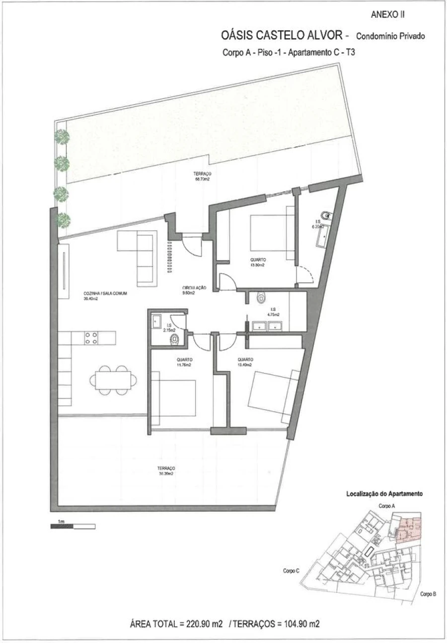 Apartamento T3 para Venda em Alvor Foto 17