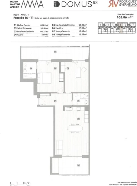 Apartamento T2 para Venda em Lagos (São Sebastião e Santa Maria)