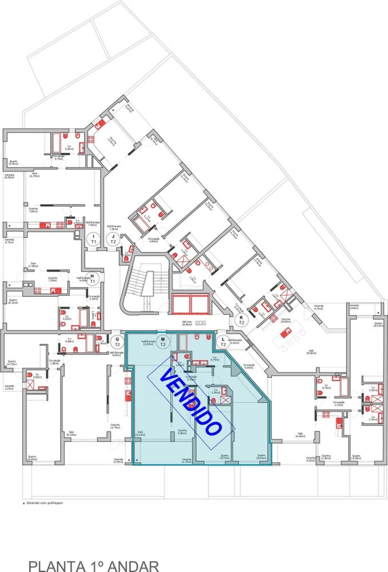Apartamento T2 para Venda em Portimão Foto 60
