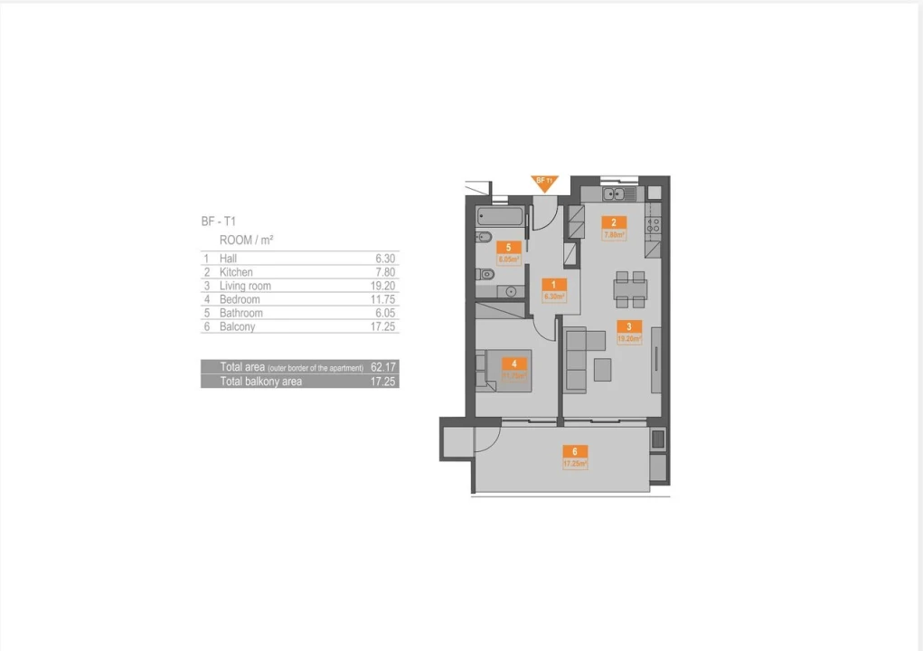 Apartamento T1 para Venda em Portimão Foto 22