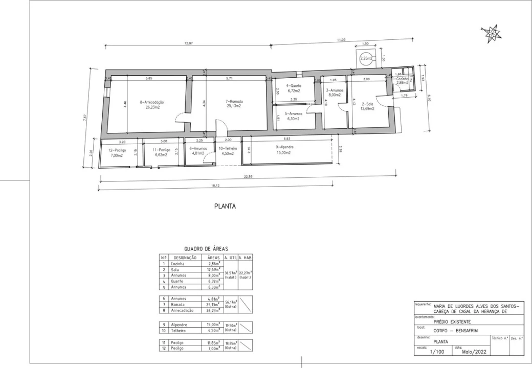 Terreno para Venda em Bensafrim e Barão de São João Foto 23
