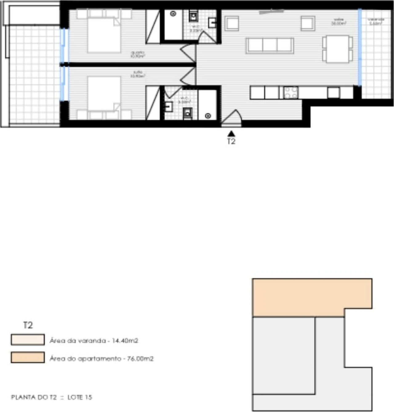 Apartamento T2 para Venda em Portimão Foto 18