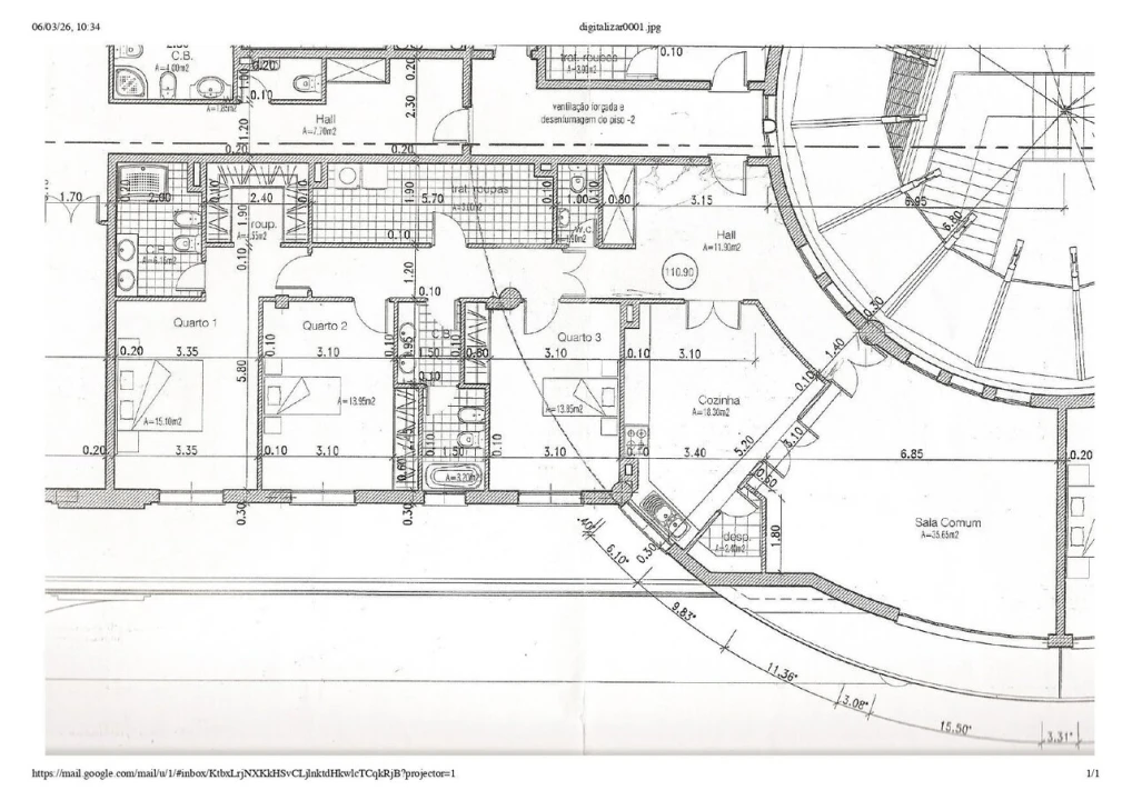 Apartamento T3 para Venda em Fatima Foto 40