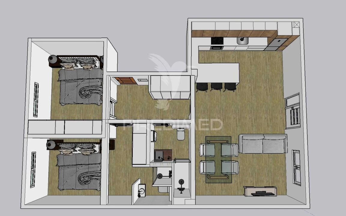 Apartamento T2 para Venda em Fatima Foto 29