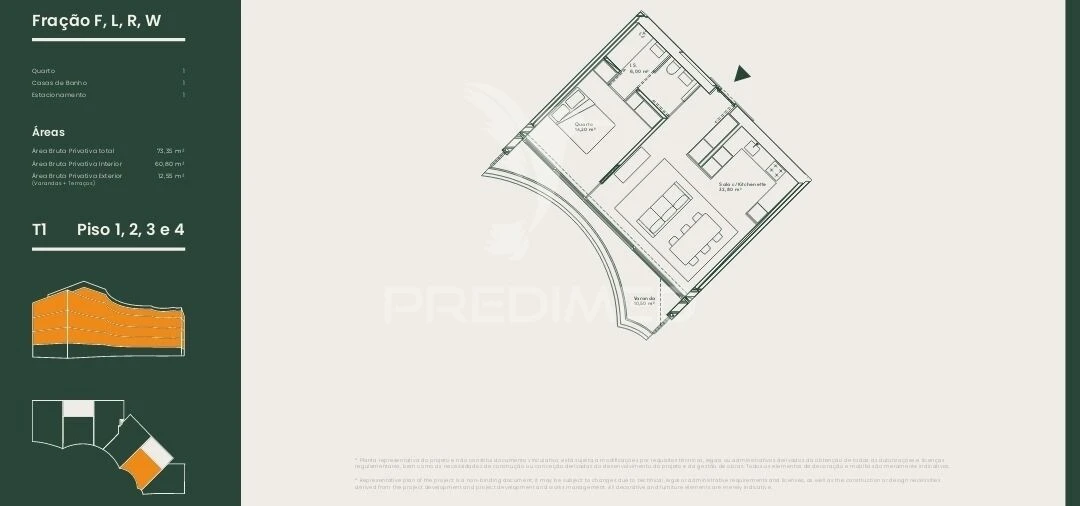 Apartamento T1 para Venda em Sines Foto 3