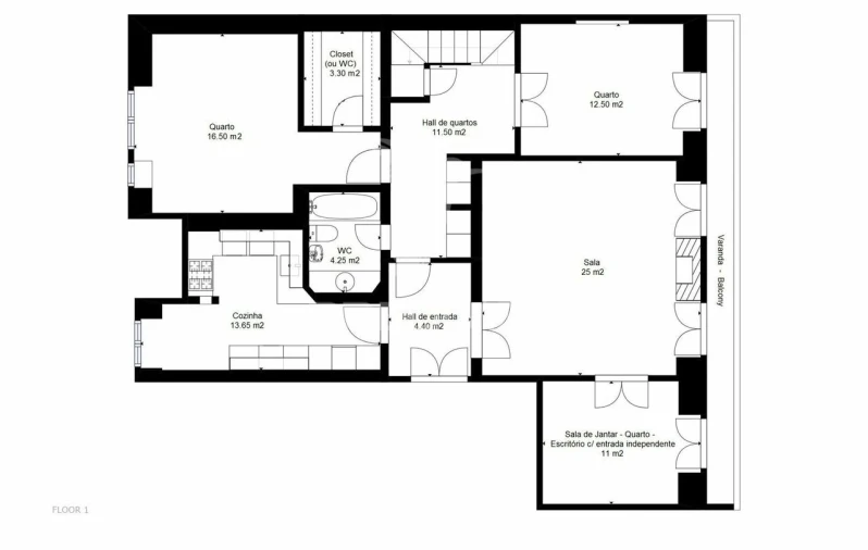 Apartamento T4 para Venda em Estrela Foto 39