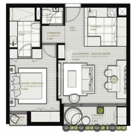 Apartamento T1 para Venda em Portimão
