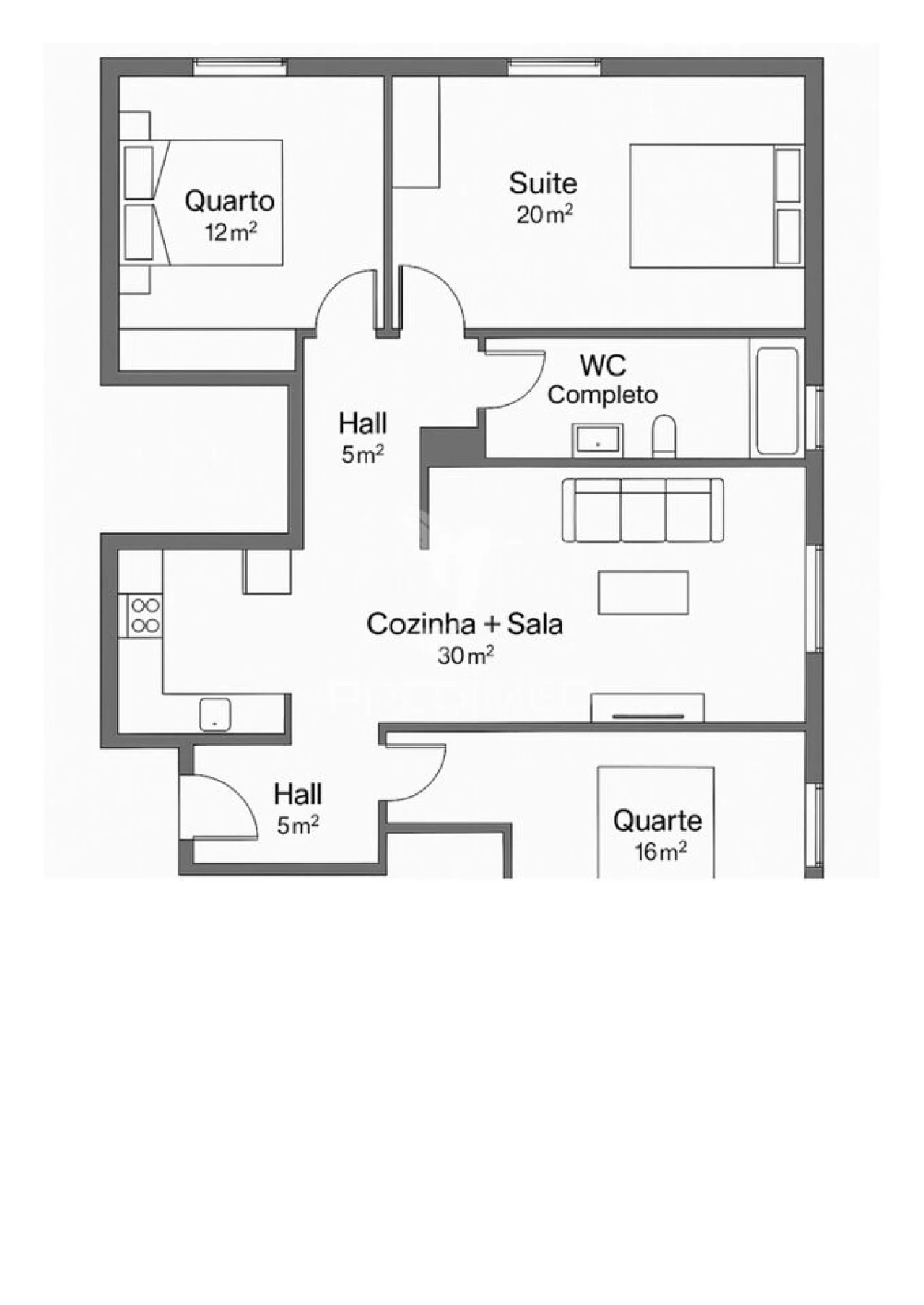 Apartamento T3 para Venda em Benfica Foto 20