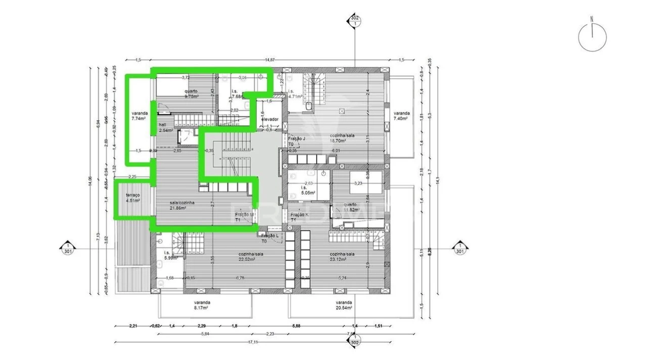 Apartamento T3 para Venda em Monte Gordo Foto 12