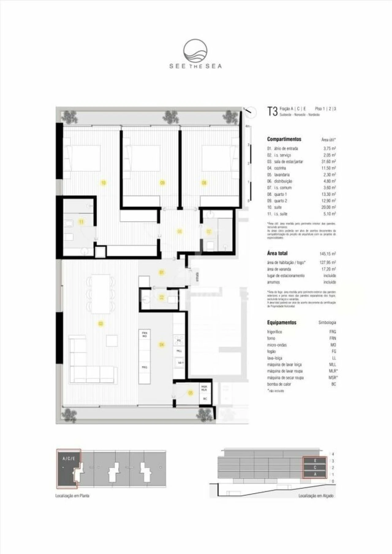 Apartamento T3 para Venda em Canidelo Foto 7