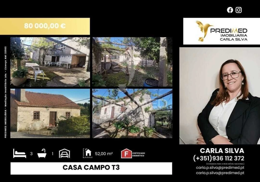 Moradia T3 para Venda em Beco Foto 18