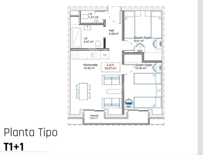 Apartamento T1 para Venda em Paranhos Foto 8