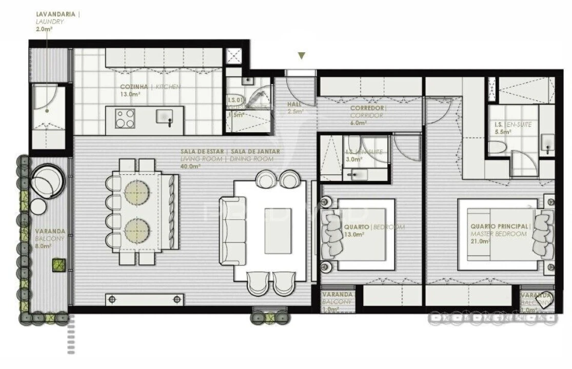 Apartamento T2 para Venda em Portimão Foto 14