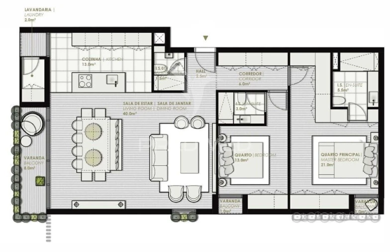 Apartamento T2 para Venda em Portimão Foto 14