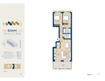 Apartamento T2 para Venda em Canidelo