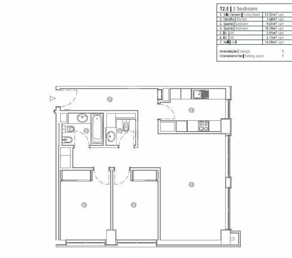 Apartamento T2 para Venda em Parque das Nações Foto 21