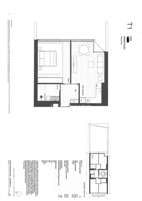 Apartamento T1 para Venda em Matosinhos e Leça da Palmeira