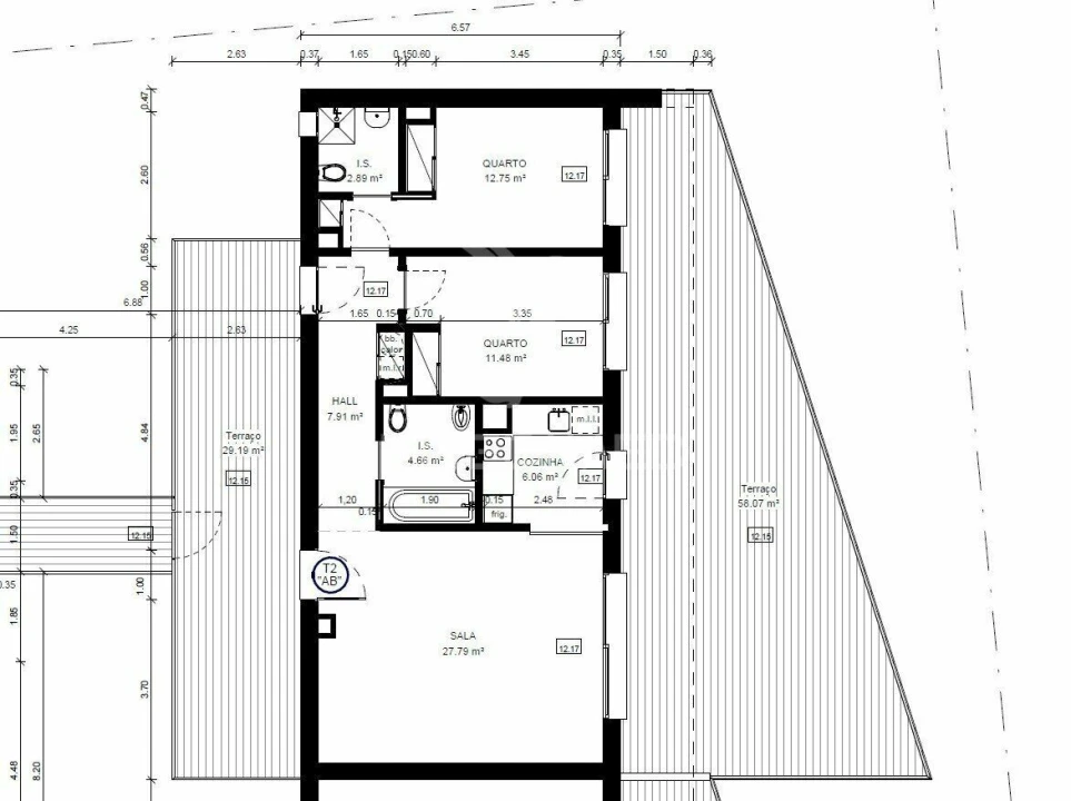 Apartamento T2 para Venda em Conceição e Cabanas de Tavira Foto 16