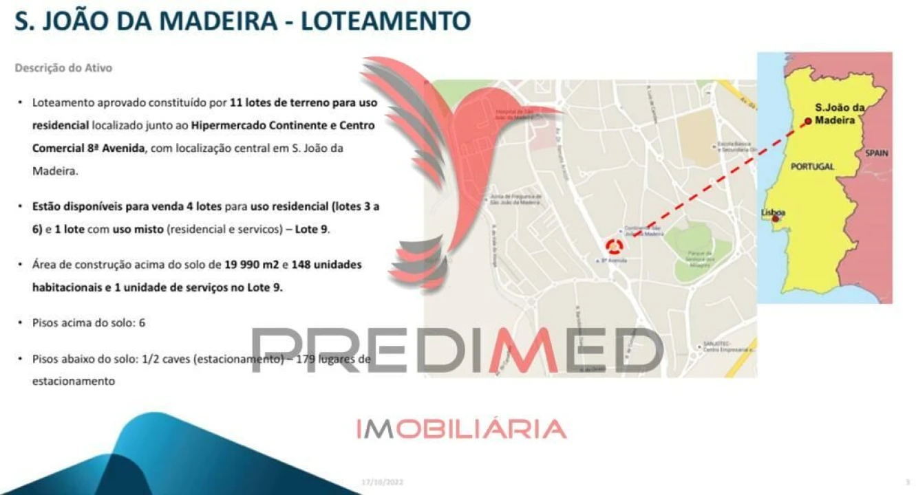 Terreno para Venda em São João da Madeira Foto 7