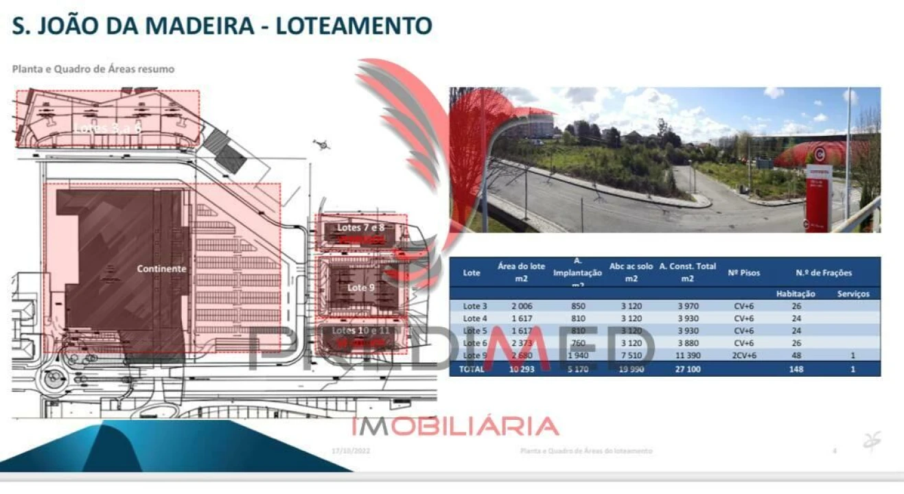 Terreno para Venda em São João da Madeira Foto 3