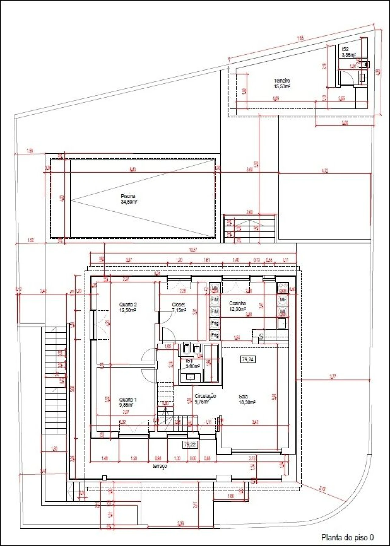 Moradia T4 para Venda em Carvoeira Foto 36