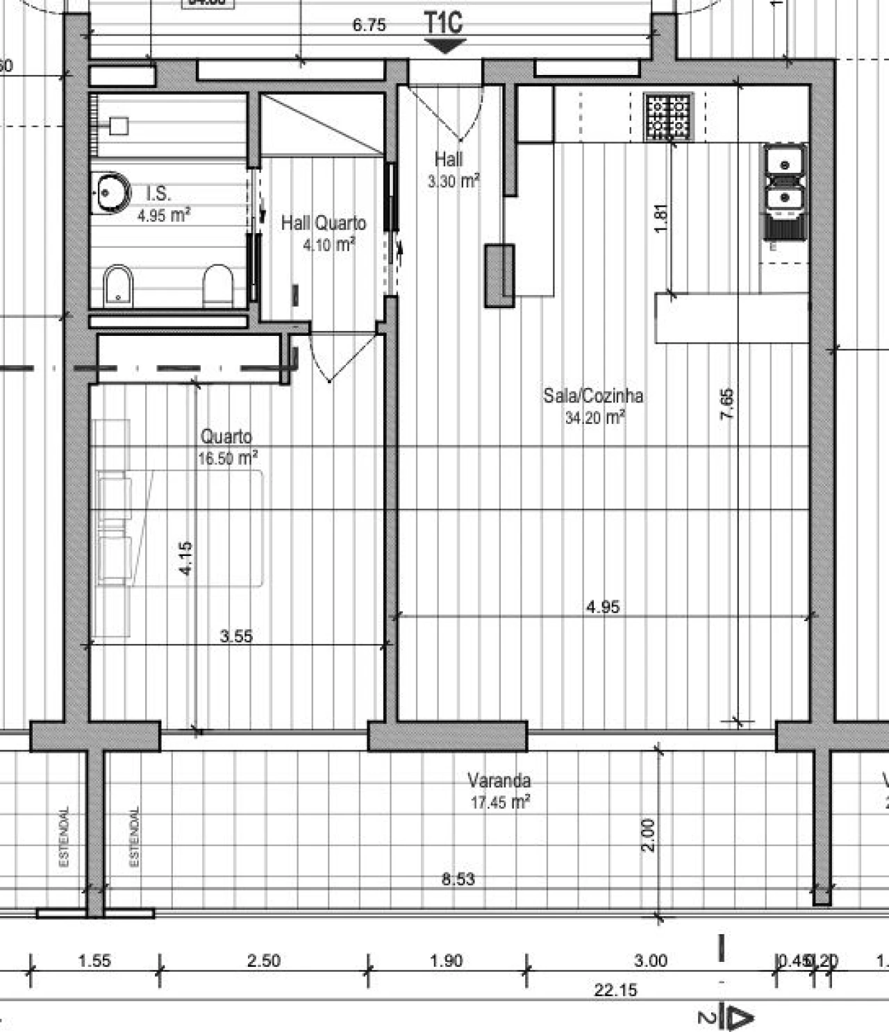 Apartamento T1 para Venda em Ericeira Foto 19