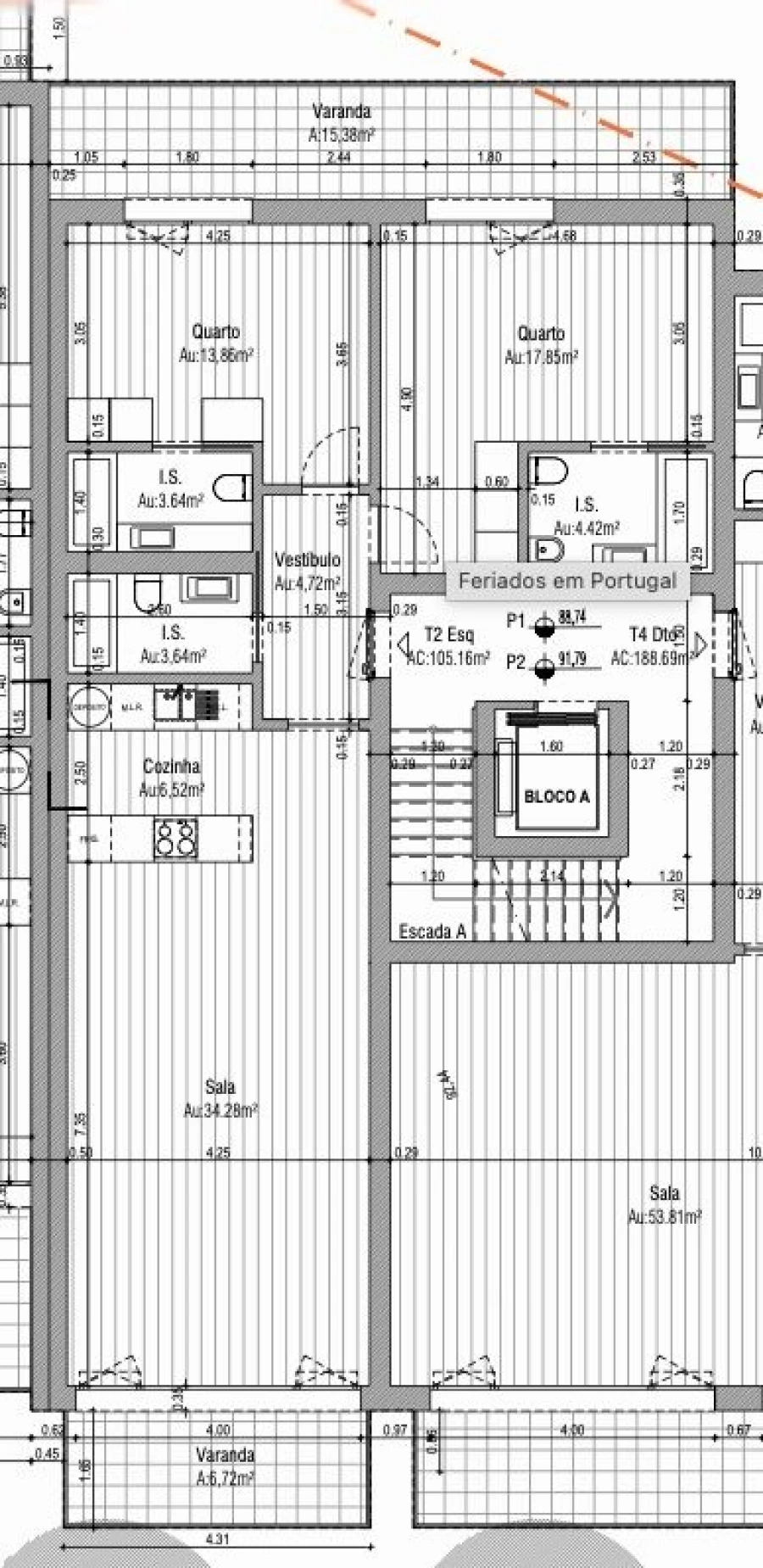 Apartamento T2 para Venda em Ericeira Foto 22