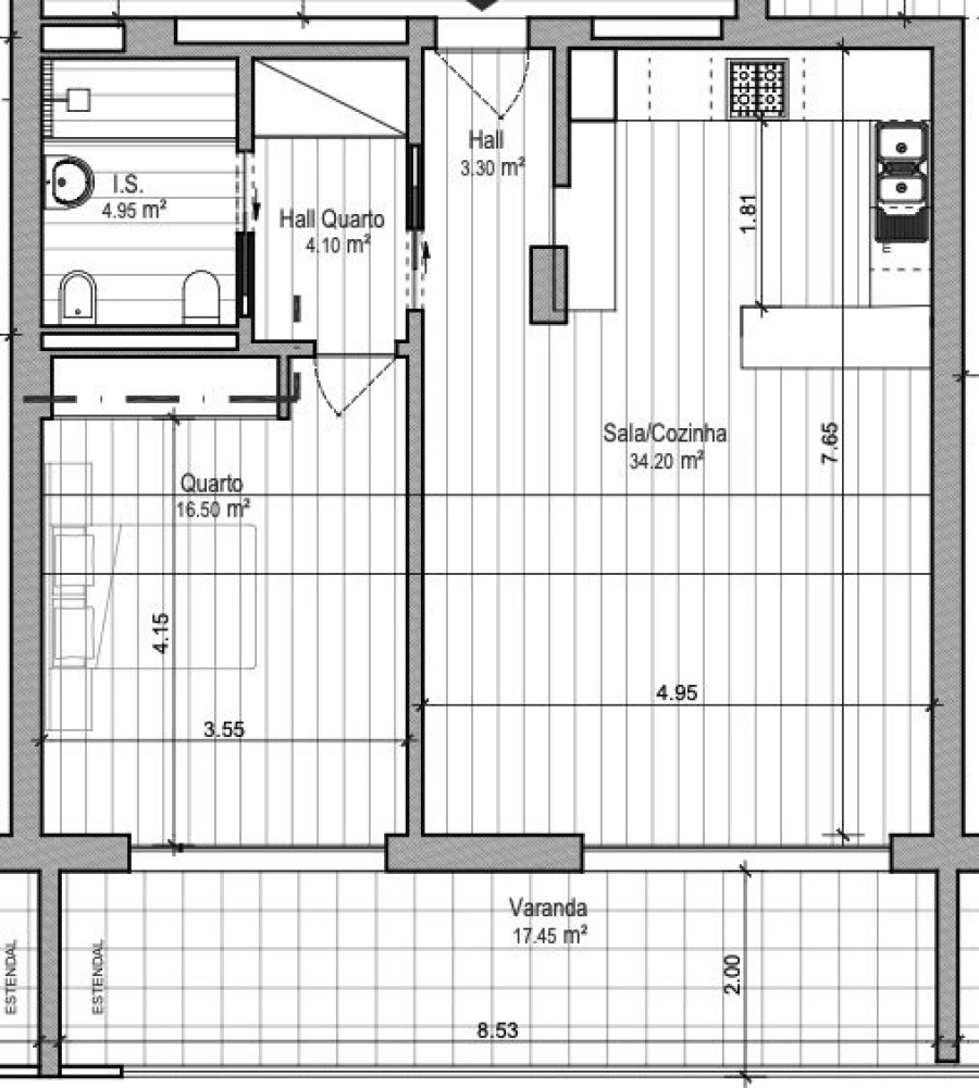 Apartamento T1 para Venda em Ericeira Foto 18