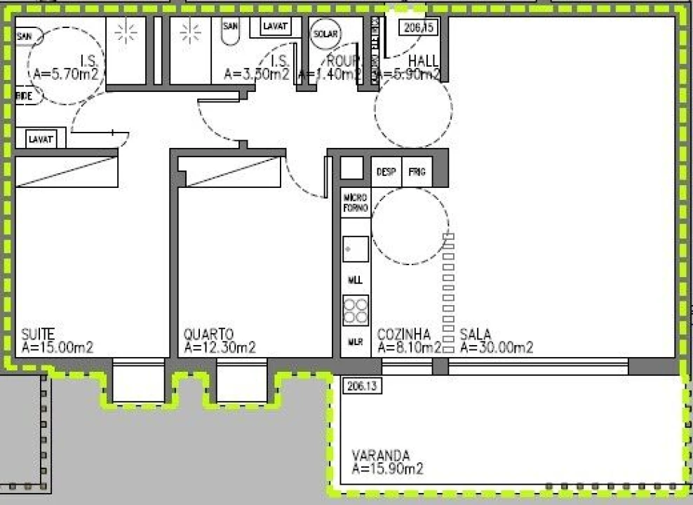 Apartamento T2 para Venda em Mafra Foto 12