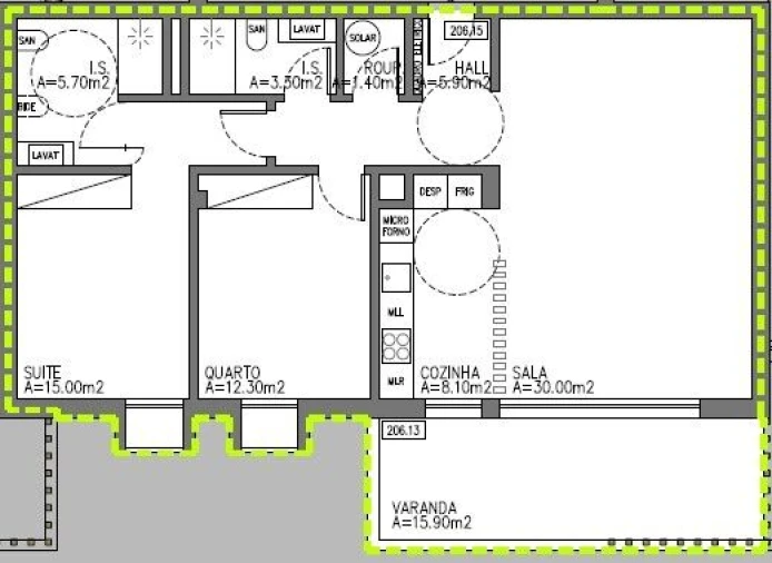Apartamento T2 para Venda em Mafra Foto 12